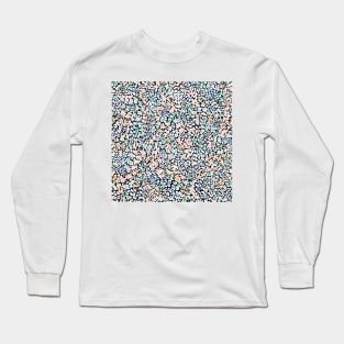 Pastel Abstraction on Dark Long Sleeve T-Shirt